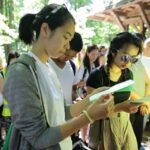 21.07.2016 Pielgrzymi z Kanady wzięli udział w Drodze Krzyżowe z Nowej Słupi na Święty Krzyż / Wojciech Habdas / Radio Kielce