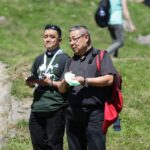 21.07.2016 Pielgrzymi z Kanady wzięli udział w Drodze Krzyżowe z Nowej Słupi na Święty Krzyż / Wojciech Habdas / Radio Kielce