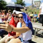 21.07.2016. Pielgrzymi Światowych Dni Młodzieży na Świętym Krzyżu / Wojciech Habdas / Radio Kielce