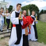 21.07.2016. Pielgrzymi Światowych Dni Młodzieży na Świętym Krzyżu / Wojciech Habdas / Radio Kielce