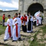 21.07.2016. Pielgrzymi Światowych Dni Młodzieży na Świętym Krzyżu / Wojciech Habdas / Radio Kielce