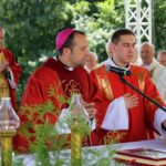 21.07.2016. Pielgrzymi Światowych Dni Młodzieży na Świętym Krzyżu / Wojciech Habdas / Radio Kielce