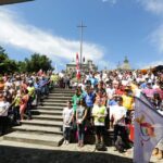 21.07.2016. Pielgrzymi Światowych Dni Młodzieży na Świętym Krzyżu / Wojciech Habdas / Radio Kielce