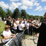 21.07.2016. Pielgrzymi Światowych Dni Młodzieży na Świętym Krzyżu / Wojciech Habdas / Radio Kielce