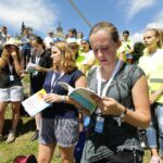 21.07.2016. Pielgrzymi Światowych Dni Młodzieży na Świętym Krzyżu / Wojciech Habdas / Radio Kielce