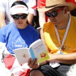 21.07.2016. Pielgrzymi Światowych Dni Młodzieży na Świętym Krzyżu / Wojciech Habdas / Radio Kielce