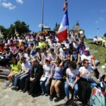 21.07.2016. Pielgrzymi Światowych Dni Młodzieży na Świętym Krzyżu / Wojciech Habdas / Radio Kielce