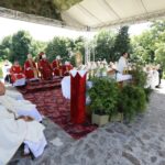 21.07.2016. Pielgrzymi Światowych Dni Młodzieży na Świętym Krzyżu / Wojciech Habdas / Radio Kielce