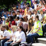 21.07.2016. Pielgrzymi Światowych Dni Młodzieży na Świętym Krzyżu / Wojciech Habdas / Radio Kielce