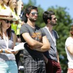 21.07.2016. Pielgrzymi Światowych Dni Młodzieży na Świętym Krzyżu / Wojciech Habdas / Radio Kielce