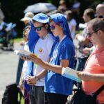 21.07.2016. Pielgrzymi Światowych Dni Młodzieży na Świętym Krzyżu / Wojciech Habdas / Radio Kielce