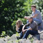 21.07.2016. Pielgrzymi Światowych Dni Młodzieży na Świętym Krzyżu / Wojciech Habdas / Radio Kielce