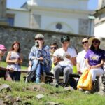 21.07.2016. Pielgrzymi Światowych Dni Młodzieży na Świętym Krzyżu / Wojciech Habdas / Radio Kielce