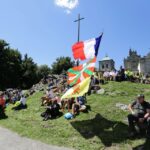 21.07.2016. Pielgrzymi Światowych Dni Młodzieży na Świętym Krzyżu / Wojciech Habdas / Radio Kielce