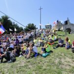 21.07.2016. Pielgrzymi Światowych Dni Młodzieży na Świętym Krzyżu / Wojciech Habdas / Radio Kielce