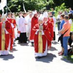 21.07.2016. Pielgrzymi Światowych Dni Młodzieży na Świętym Krzyżu / Wojciech Habdas / Radio Kielce