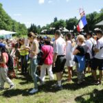 21.07.2016. Pielgrzymi Światowych Dni Młodzieży na Świętym Krzyżu / Wojciech Habdas / Radio Kielce