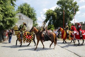 24.07.2016. 18. Turniej Rycerski o Miecz Króla Kazimierza Wielkiego w Szydłowie / Wojciech Habdas / Radio Kielce