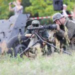 24.06.2016. Piknik historyczny "Przyczółek Sandomierski 44/45" w Ociesękach / Wojciech Habdas / Radio Kielce