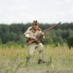 24.06.2016. Piknik historyczny "Przyczółek Sandomierski 44/45" w Ociesękach / Wojciech Habdas / Radio Kielce