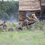 24.06.2016. Piknik historyczny "Przyczółek Sandomierski 44/45" w Ociesękach / Wojciech Habdas / Radio Kielce