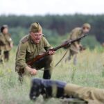 24.06.2016. Piknik historyczny "Przyczółek Sandomierski 44/45" w Ociesękach / Wojciech Habdas / Radio Kielce