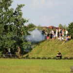 24.07.2016. Wypadek podczas widowiska historycznego "Śladami Hubala” w Łopusznie / Wojciech Habdas / Radio Kielce