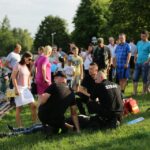 24.07.2016. Wypadek podczas widowiska historycznego "Śladami Hubala” w Łopusznie / Wojciech Habdas / Radio Kielce