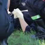 24.07.2016. Wypadek podczas widowiska historycznego "Śladami Hubala” w Łopusznie / Wojciech Habdas / Radio Kielce