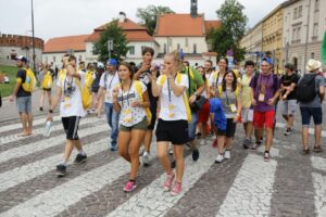 26.07. 2016. Pielgrzymi Światowych Dni Młodzieży w Krakowie / Wojciech Habdas / Radio Kielce