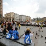 26.07. 2016. Pielgrzymi Światowych Dni Młodzieży w Krakowie / Wojciech Habdas / Radio Kielce