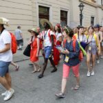 26.07. 2016. Pielgrzymi Światowych Dni Młodzieży w Krakowie / Wojciech Habdas / Radio Kielce