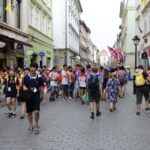 26.07. 2016. Pielgrzymi Światowych Dni Młodzieży w Krakowie / Wojciech Habdas / Radio Kielce