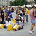 26.07. 2016. Pielgrzymi Światowych Dni Młodzieży w Krakowie / Wojciech Habdas / Radio Kielce