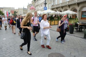 26.07. 2016. Pielgrzymi Światowych Dni Młodzieży w Krakowie / Wojciech Habdas / Radio Kielce