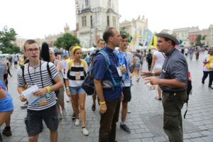 26.07. 2016. Pielgrzymi Światowych Dni Młodzieży w Krakowie / Wojciech Habdas / Radio Kielce