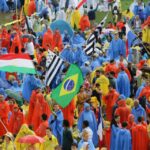 26.07.2016. Inauguracja Światowych Dni Młodzieży. Msza święta na krakowskich Błoniach / Wojciech Habdas / Radio Kielce