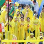 26.07.2016. Inauguracja Światowych Dni Młodzieży. Msza święta na krakowskich Błoniach / Wojciech Habdas / Radio Kielce