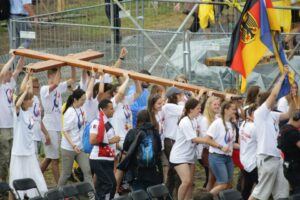 26.07.2016. Inauguracja Światowych Dni Młodzieży. Msza święta na krakowskich Błoniach / Wojciech Habdas / Radio Kielce