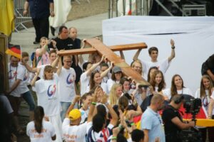 26.07.2016. Inauguracja Światowych Dni Młodzieży. Msza święta na krakowskich Błoniach / Wojciech Habdas / Radio Kielce