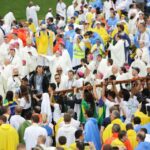 26.07.2016. Inauguracja Światowych Dni Młodzieży. Msza święta na krakowskich Błoniach / Wojciech Habdas / Radio Kielce