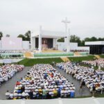 26.07.2016. Inauguracja Światowych Dni Młodzieży. Msza święta na krakowskich Błoniach / Wojciech Habdas / Radio Kielce