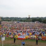 26.07.2016. Inauguracja Światowych Dni Młodzieży. Msza święta na krakowskich Błoniach / Wojciech Habdas / Radio Kielce
