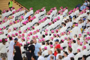 26.07.2016. Inauguracja Światowych Dni Młodzieży. Msza święta na krakowskich Błoniach / Wojciech Habdas / Radio Kielce