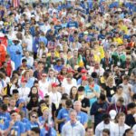 26.07.2016. Inauguracja Światowych Dni Młodzieży. Msza święta na krakowskich Błoniach / Wojciech Habdas / Radio Kielce