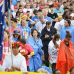 26.07.2016. Inauguracja Światowych Dni Młodzieży. Msza święta na krakowskich Błoniach / Wojciech Habdas / Radio Kielce