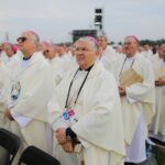 26.07.2016. Inauguracja Światowych Dni Młodzieży. Msza święta na krakowskich Błoniach / Wojciech Habdas / Radio Kielce