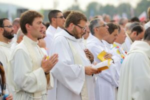 26.07.2016. Inauguracja Światowych Dni Młodzieży. Msza święta na krakowskich Błoniach / Wojciech Habdas / Radio Kielce