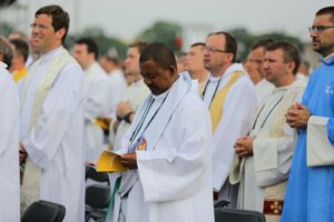 26.07.2016. Inauguracja Światowych Dni Młodzieży. Msza święta na krakowskich Błoniach / Wojciech Habdas / Radio Kielce