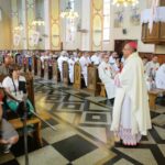 29.06.2016. W miejscowości Leńcze koło Krakowa mieszka 350 pielgrzymów z diecezji kieleckiej / Wojciech Habdas / Radio Kielce